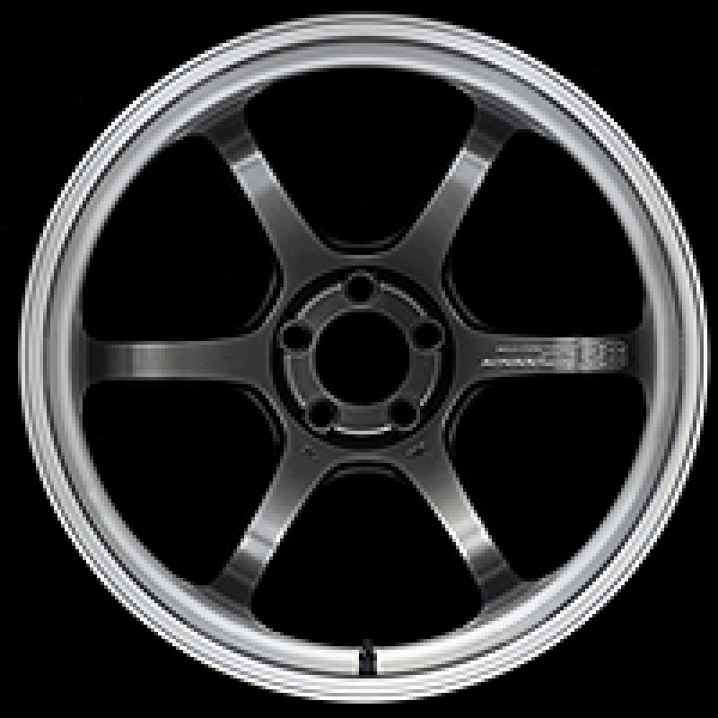 Advan R6 18x8.0 +42 5-112 Machining & Racing Hyper Black Wheel - YA68G42MMHB