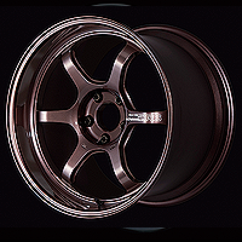 Advan R6 18x10.5 +24 5-114.3 Racing Copper Bronze Wheel - YA68L24ECB