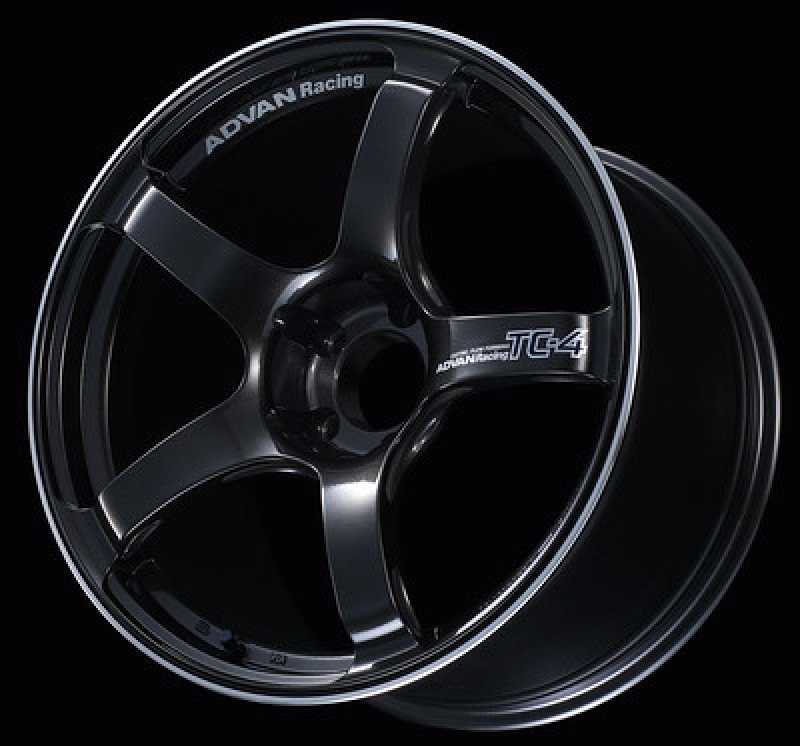 Advan TC4 15x5.0 +45 4-100 Black Gunmetallic & Ring Wheel - YAD5A45ABGR