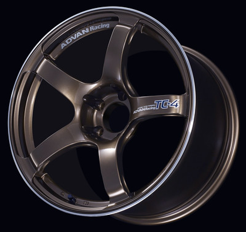 Advan TC4 16x6.5 +45 4-100 Umber Bronze Metallic & Ring Wheel - YAD6D45AUAR