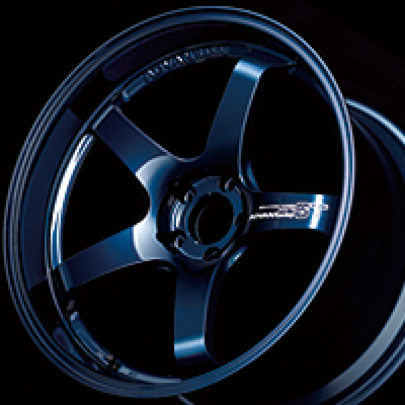 Advan GT Premium Version 21x10.5 +24 5-114.3 Racing Titanium Blue Wheel - YAQ1L24EDP
