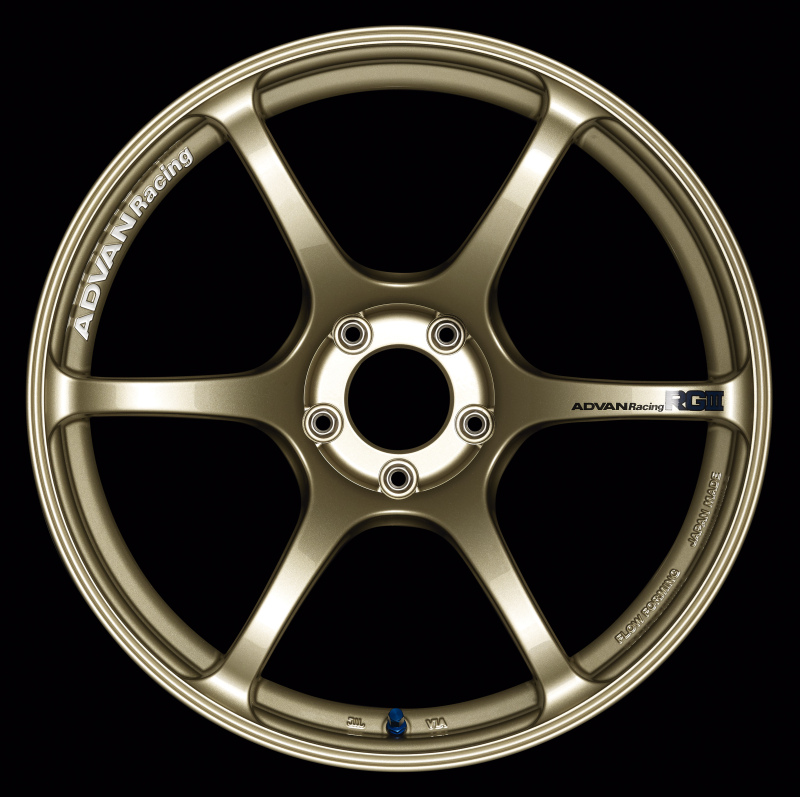 Advan RGIII 17x9.0 +45 5-114.3 Racing Gold Metallic Wheel - YAR7I45EZ