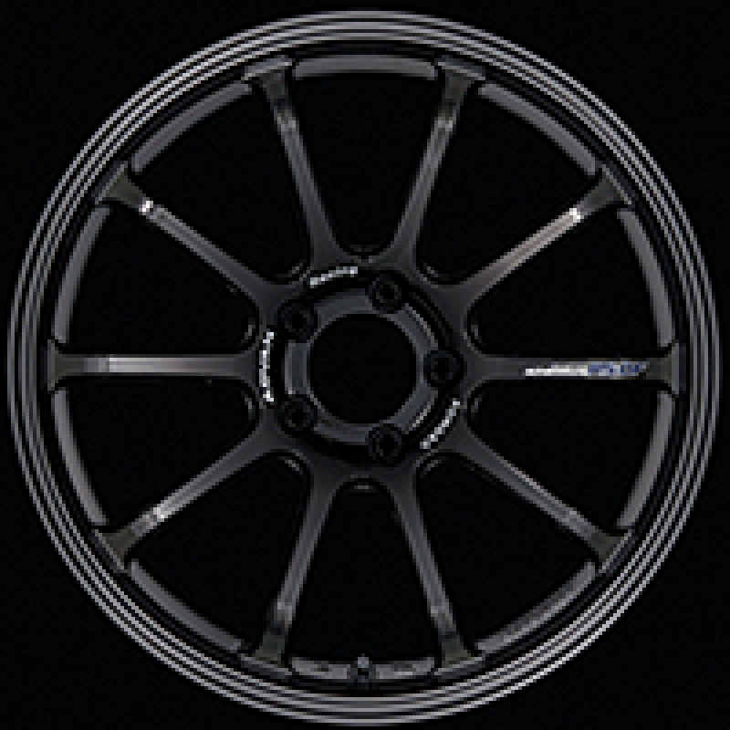 Advan RS-DF Progressive 18x9.0 +52 5-100 Racing Titanium Black Wheel - YAS8I52DTB