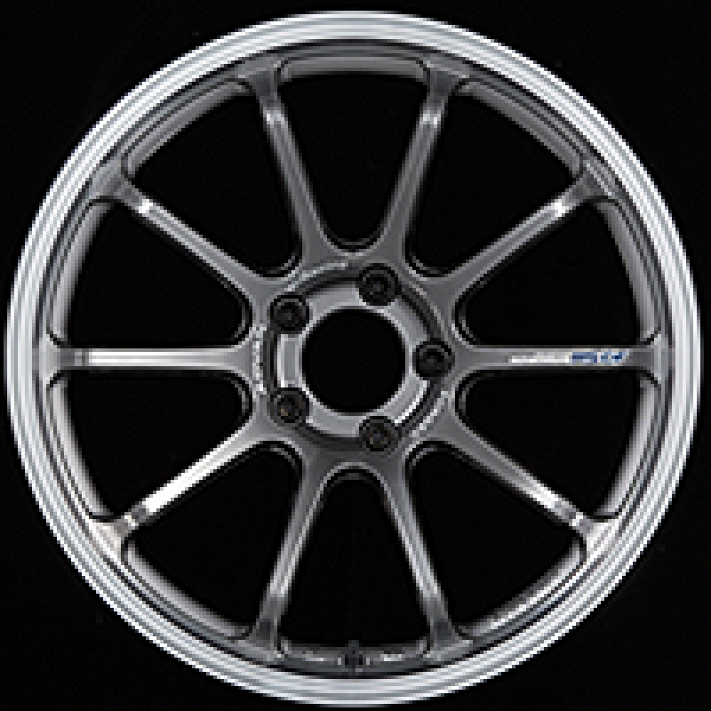 Advan RS-DF Progressive 18x10.5 +35 5-120 Machining & Racing Hyper Black Wheel - YAS8L35WHB