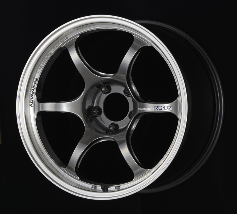 Advan RG-D2 18x10.0 +22 5-114.3 Machining & Racing Hyper Black Wheel - YAT8K22EHB