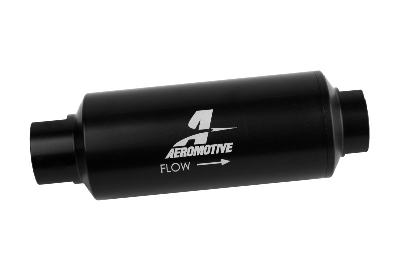 Aeromotive In-Line Marine Filter - AN-12 - 40 Micron SS Element - Black Hardcoat Finish - 12343