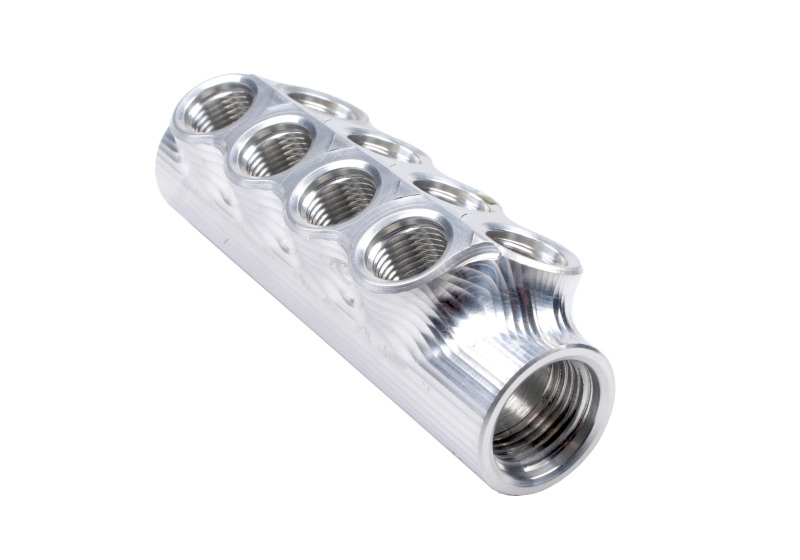 Aeromotive Fuel Distribution Log (10-Ports) (2) -10 AN/(8) -6 AN - 14602