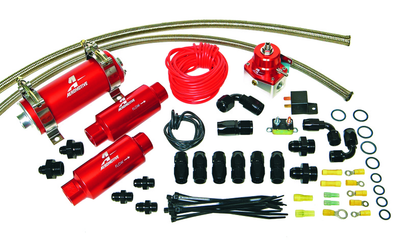 Aeromotive 700 HP EFI Fuel System (Incl. 11106 Pump/13109 regulator/Fittings/O-Rings) - 17136