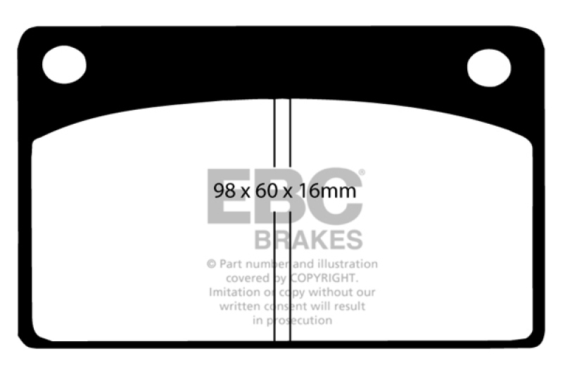 EBC 66-68 Volvo 140 1.8 Ultimax2 Front Brake Pads - UD043