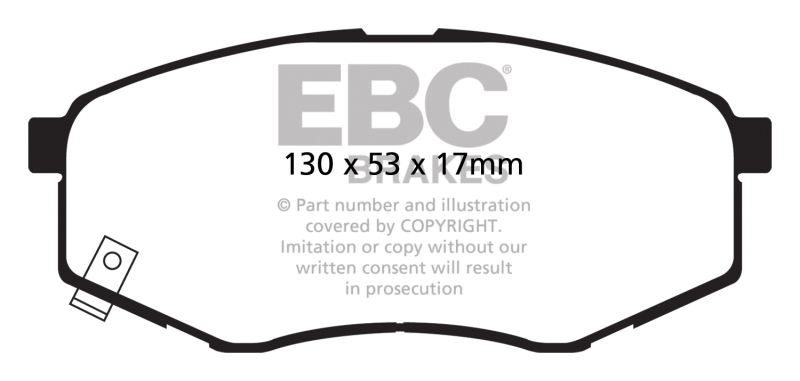 EBC 10-15 Hyundai Tucson 2.0 FWD Ultimax2 Front Brake Pads - UD1447