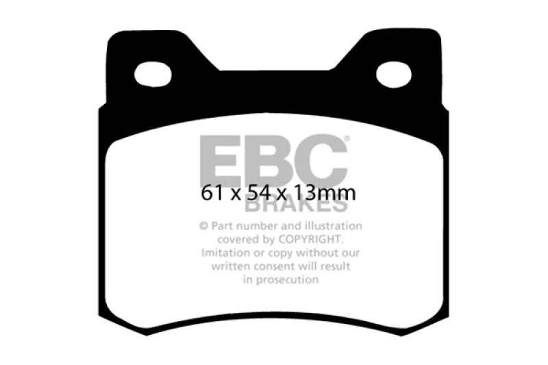 EBC 84-86 Mercedes-Benz 190/190E 2.3 Ultimax2 Rear Brake Pads - UD426