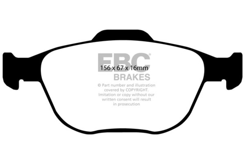 EBC 02-04 Ford Focus 2.0 SVT Ultimax2 Front Brake Pads - UD970