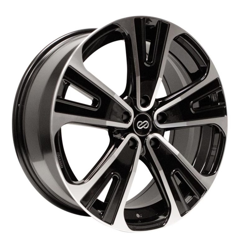 Enkei Universal SVX Truck & SUV 20x8.5 40mm Offset 5x120 Bolt 72.6mm Bore Black Machined Wheel - 475-285-1240BKM