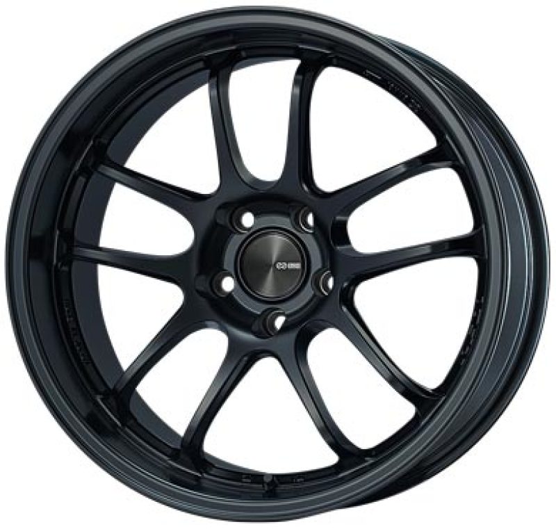 Enkei PF01EVO 17x9 0mm Offset 5x114.3 75mm Bore Matte Black Wheel Special Order / No Cancel - 489-790-6500BK