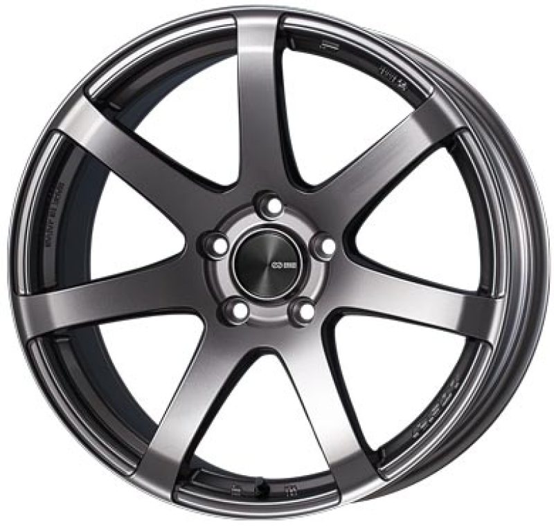 Enkei PF07 17x7.5 5x112 50mm Offset Dark Silver Wheel *Special Order/No Cancel* - 490-775-4450DS