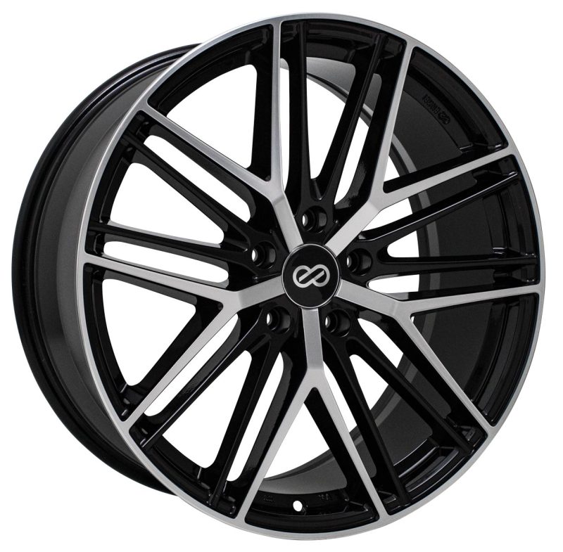 Enkei Phantom 20x8.5 5x114.3 40mm Offset Black Machined Wheel - 518-285-6540BKM