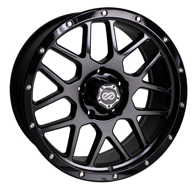 Enkei Matrix 20x9 6x135 15mm Offset 87mm Bore Gloss Black Wheel - 526-290-9515BK