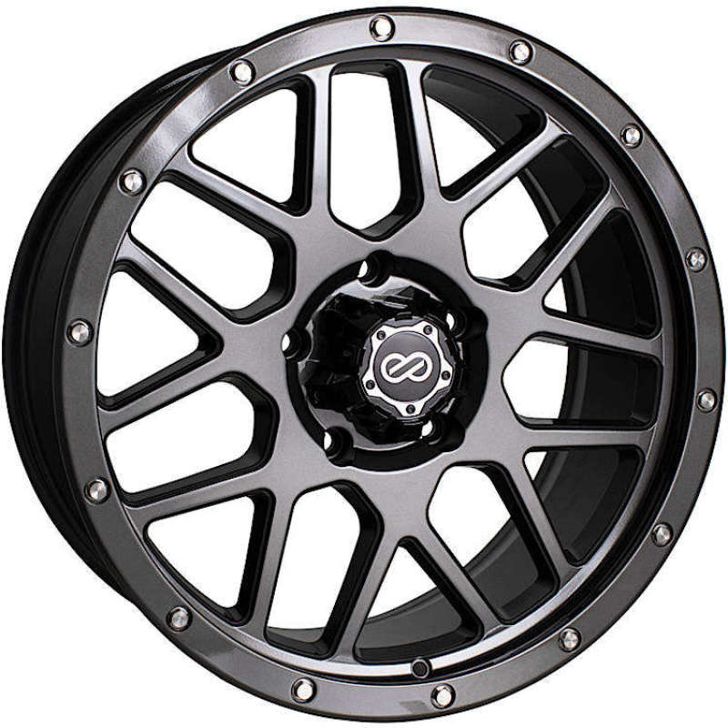 Enkei Matrix 18x9 6x139.7 10mm Offset 108mm Bore Gunmetal Wheel - 526-890-8410GM