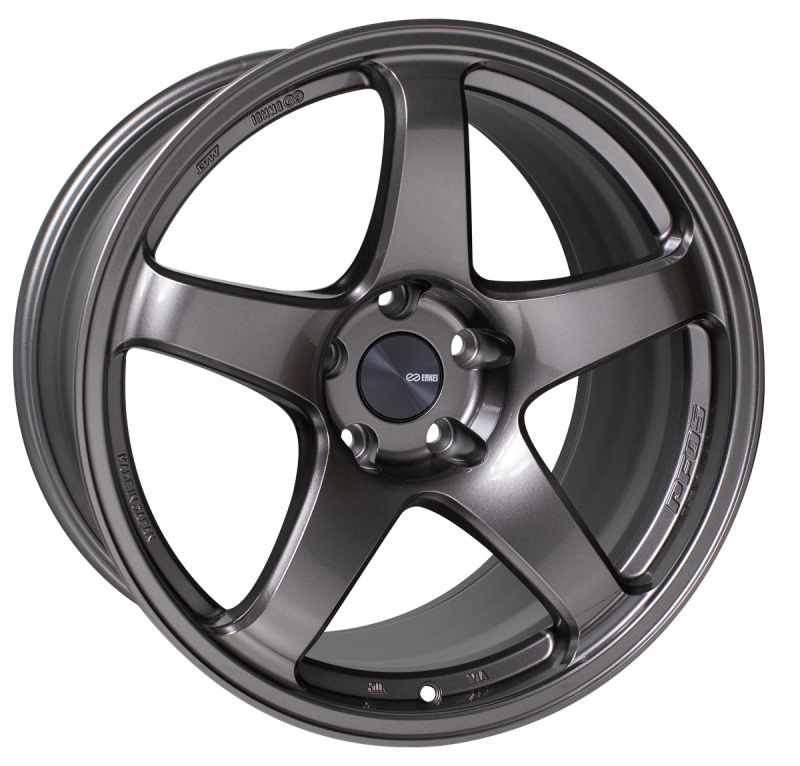 Enkei PF05 17x7.5 5x100 45mm Offset 75mm Bore Dark Silver Wheel - 527-775-8045DS