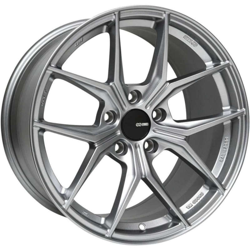 Enkei TSR-X 18x8 45mm Offset 5x100 BP 72.6mm Bore Storm Gray Wheel - 529-880-8045GR