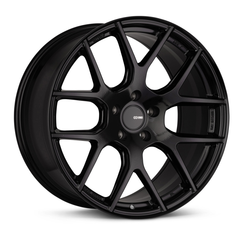 Enkei XM-6 20x8.5 5x114.3 40mm Offset 72.6mm Bore Gloss Black - 531-285-6540BK