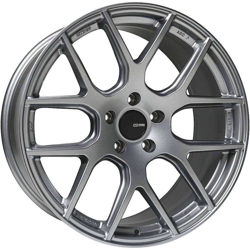 Enkei XM-6 17x7.5 5x100 45mm Offset 72.6mm Bore Storm Gray Wheel - 531-775-8045GR