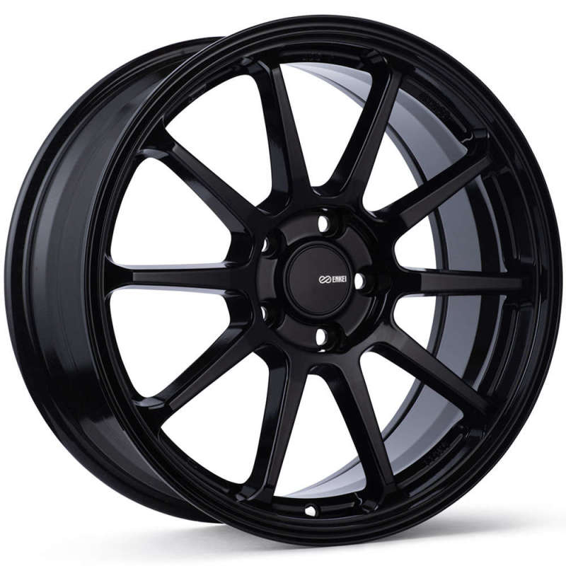 Enkei PX-10 19x8 5x114.3 45mm Offset 72.6mm Bore Gloss Black Wheel - 536-980-6545BK