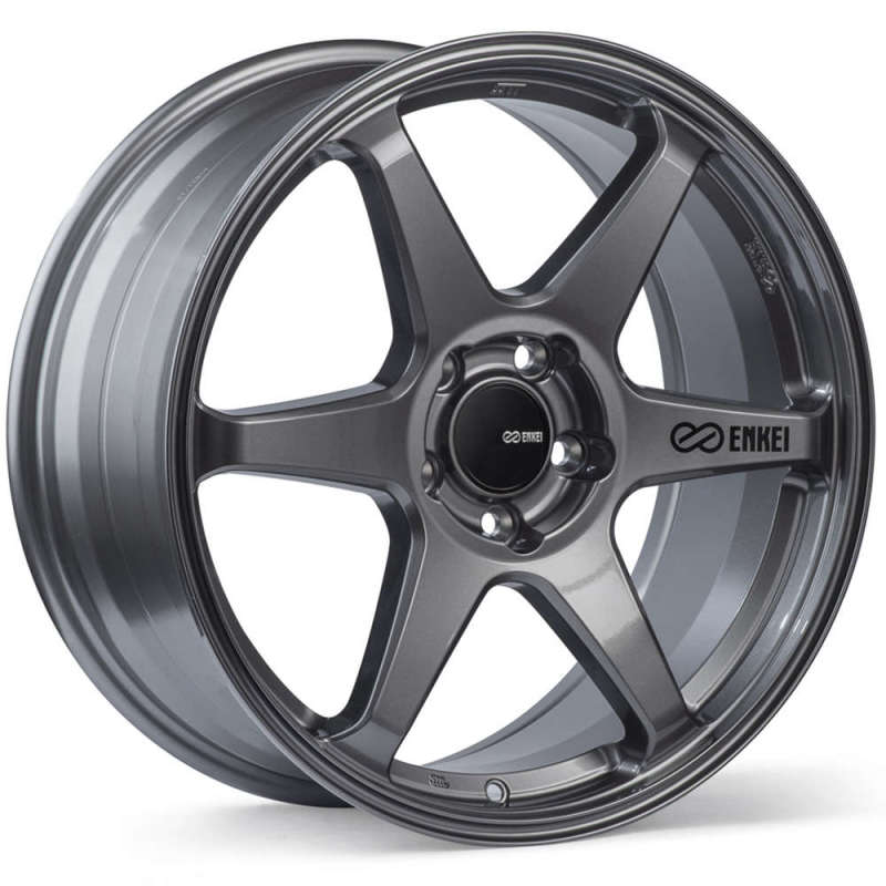 Enkei T6R 17x9 40mm Offset 5x114.3 Bolt Pattern 72.6 Bore Gloss Gunmetal Wheel - 539-790-6540GM