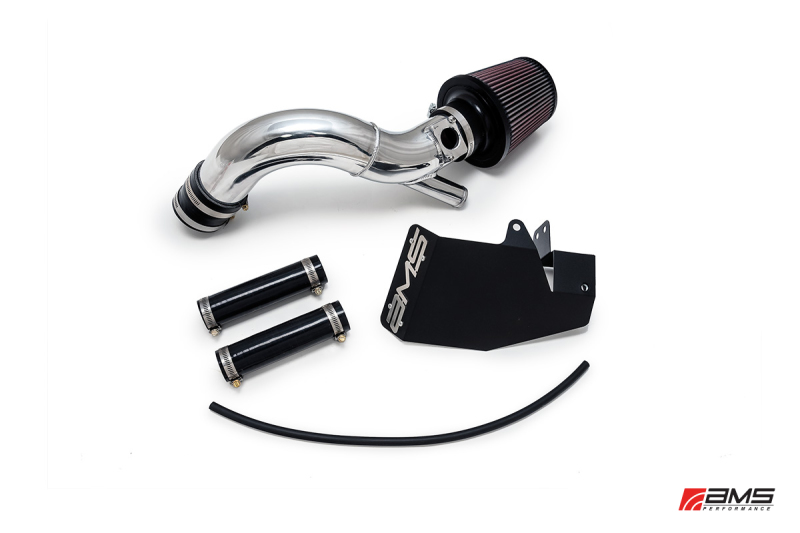 AMS Performance 08-15 Mitsubishi EVO X Replacement Intake Pipe w/MAF Housing & Bungs - Black - AMS.04.08.0002-2