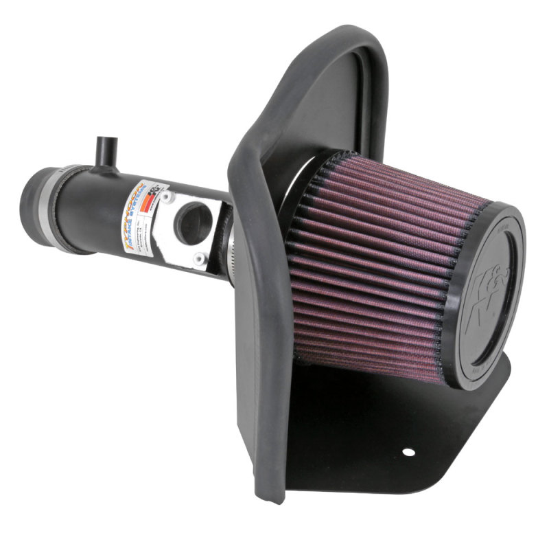 K&N 06-10 Toyota Yaris L4-1.5L Flat Black Typhoon Short Ram Intake - 69-8612TFK