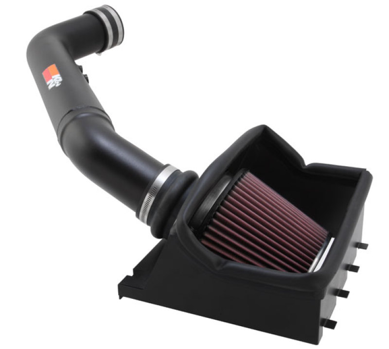 K&N 11-12 Ford F250/F350 SD 6.2L V8 High Flow Performance Intake - 77-2582KTK