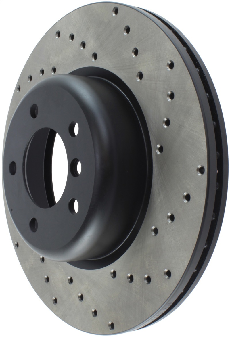 StopTech Sport Cross Drilled Brake Rotor - Front Right - 128.34104L