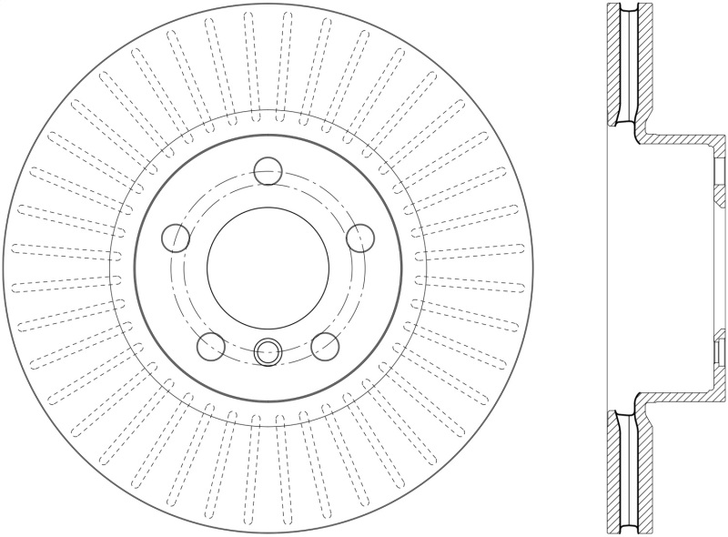 StopTech Drilled Sport Brake Rotor - 128.34134L