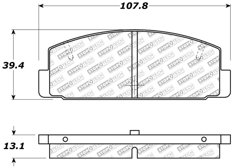 StopTech Street Select Brake Pads - Front/Rear - 305.03320