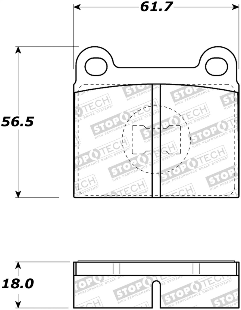 StopTech Street Brake Pads - 308.00960