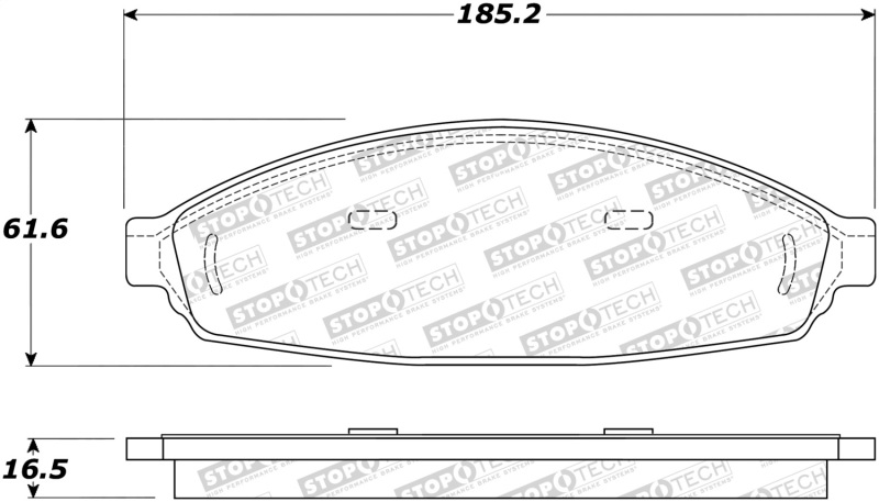 StopTech Street Brake Pads - 308.09310