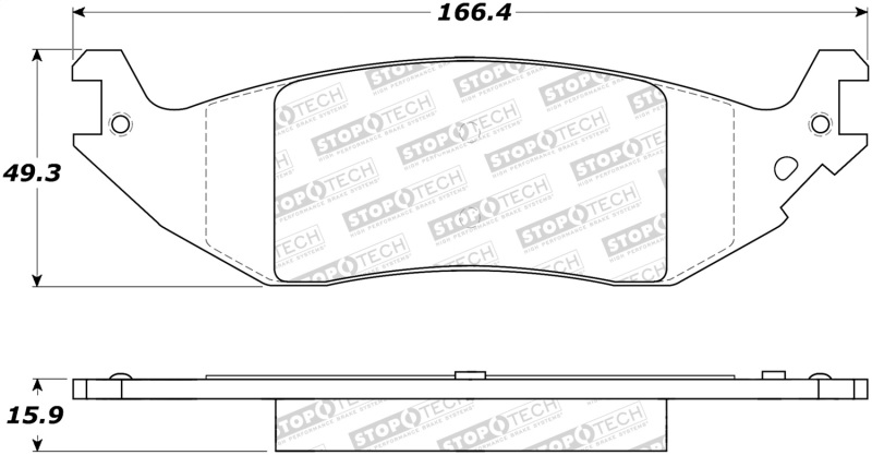 StopTech Street Brake Pads - 308.10460