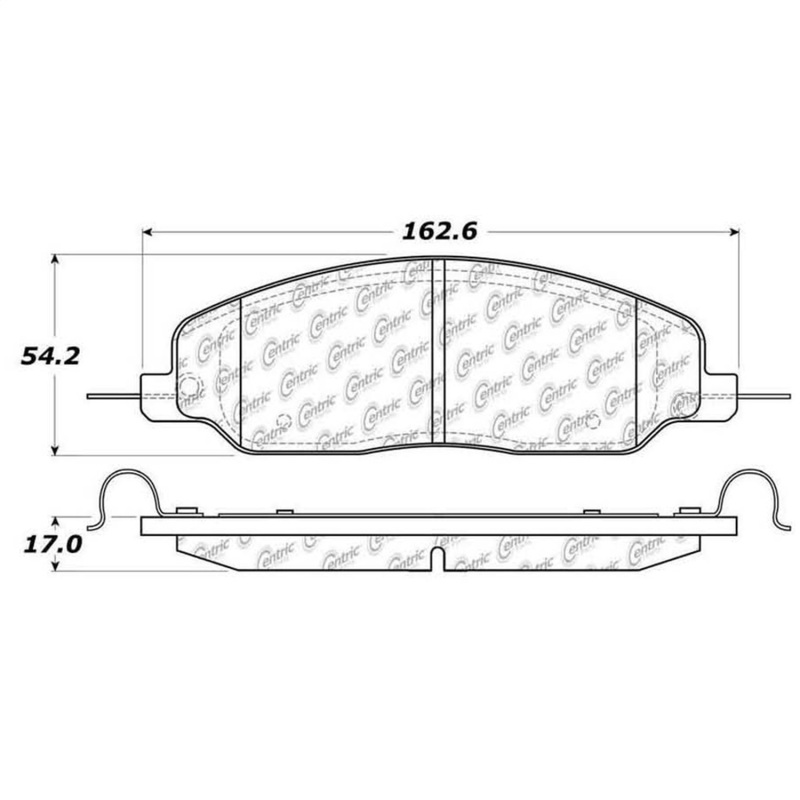 StopTech Street Touring 05-09 Ford Mustang Cobra/Mach 1 V6/GT Front Brake Pads - 308.10810