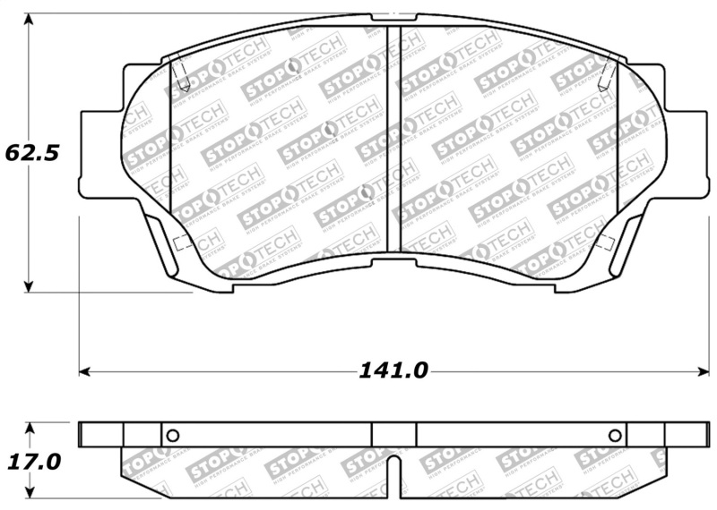 StopTech Performance Brake Pads - 309.04760