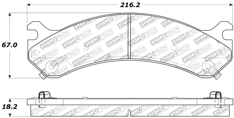 StopTech Performance 99-09 Chevy Silverado/GMC Sierra 3500 Front Brake Pads - 309.07840