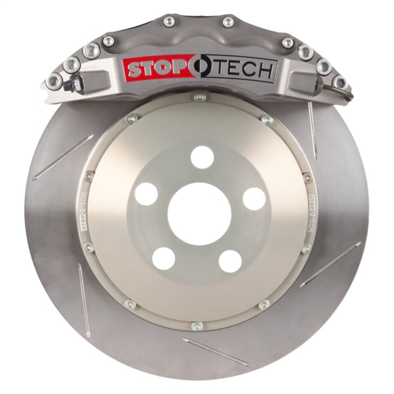 StopTech 08-16 Audi A4/A5 Front BBK w/ Trophy ST-60 Caliper 355x32 2pc Slotted Rotor - 83.119.6700.R1