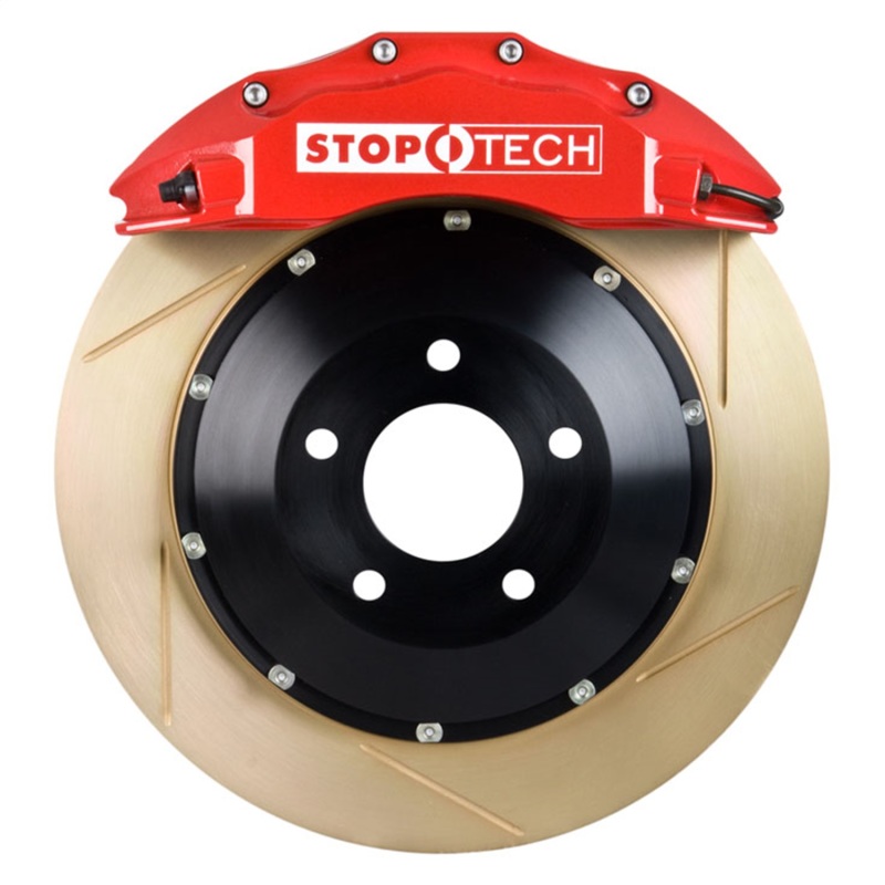 StopTech Porsche 911 05-10 Carrera Front BBK ST-60 Caliper Red / 2pc Zinc Slotted 380x32mm Rotor - 83.781.6800.73