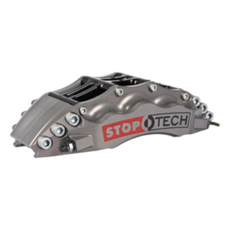 StopTech 04-07 STi Trophy Style Front Big Brake Kit 355X32MM with Gun Metal ST60 Calipers Slotted Ro - 83.838.6700.R1