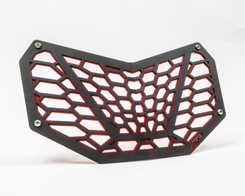 Agency Power 17-19 Can-Am Maverick X3 Premium Grill - Black & Red - AP-BRP-X3-635-RD