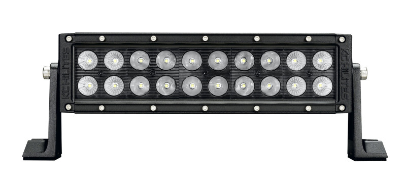KC HiLiTES C-Series 10in. C10 LED Combo Beam Light Bar w/Harness 60w - Single - 334