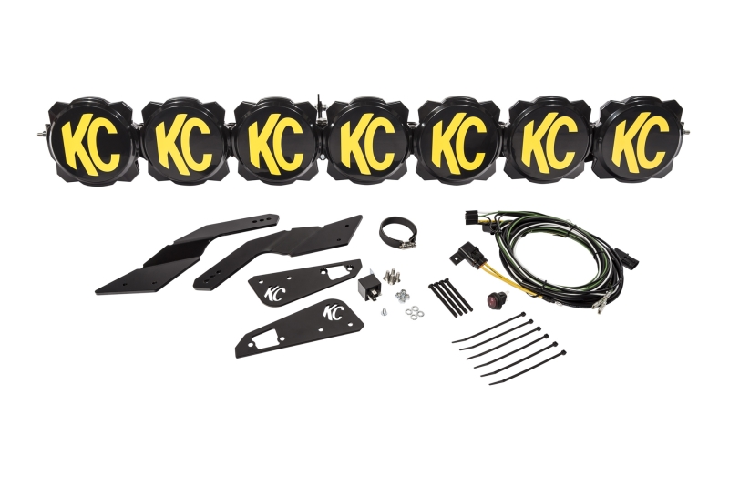 KC HiLiTES Can-Am X3 45in. Pro6 Gravity LED 7-Light 140w Combo Beam Overhead Light Bar System - 91334