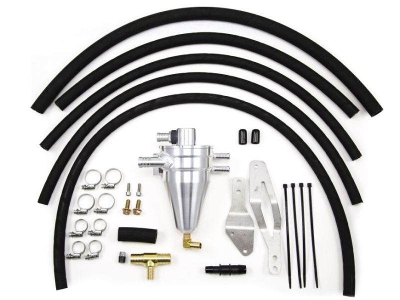 Killer B 02-07 WRX/STi GD Air/Oil Separator (Complete Kit w/Hosing + Clamps) - GD-MV3S-C