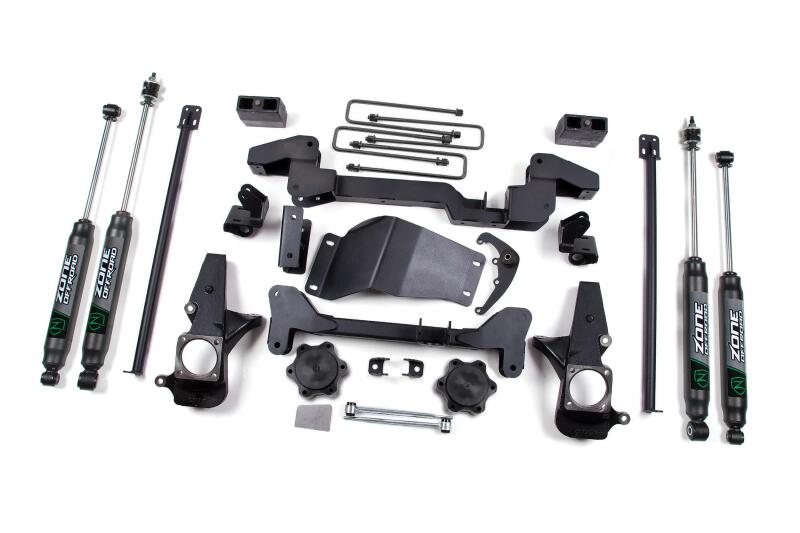 Zone Offroad 01-10 GM K2500 HD 6in Suspension System - ZONC4N