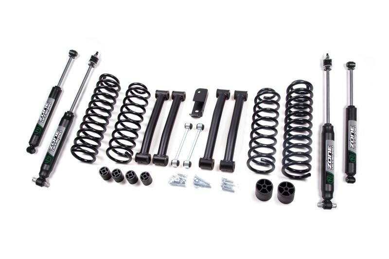 Zone Offroad 93-98 Jeep ZJ 4in Suspension System - ZONJ16N