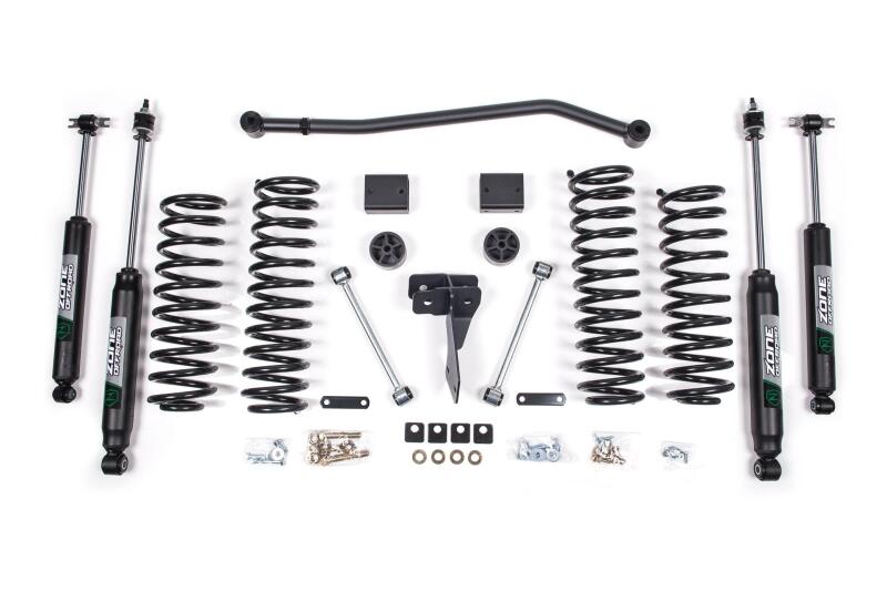 Zone Offroad 07-15 Jeep JK 2dr 4in Suspension Kit - ZONJ14N